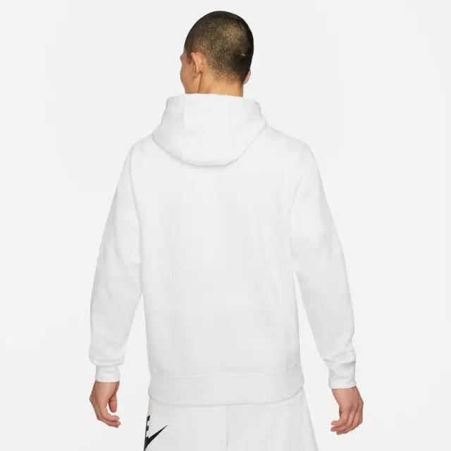 Nike Sportswear Fleece Full Zip Hoodie (BV2645-100) - Λευκό - M 3