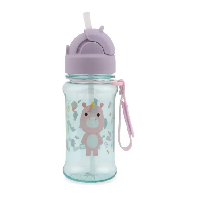 Skip Hop Besties Squad Tritan Παγούρι με Καλαμάκι 355ml Unicorn Purple 2