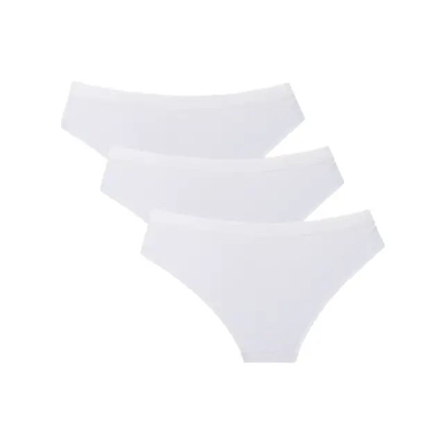 FMS Γυναικείο Slip Classic Cotton Tai - Τριπλό Πακέτο, Χρώμα Τρία Λευκά