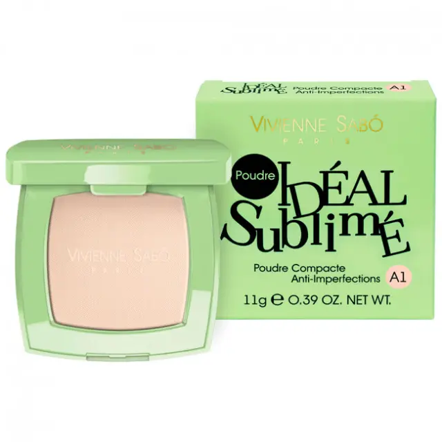 Vivienne Sabo Anti-imperfection Pressed Powder | Απόχρωση A1 Light Rose
