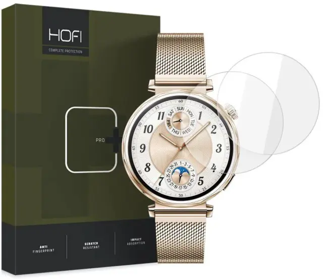 Hofi® Pro+ Τζαμάκι Προστασίας για Huawei Watch GT5 (41mm) 2Pcs- Clear