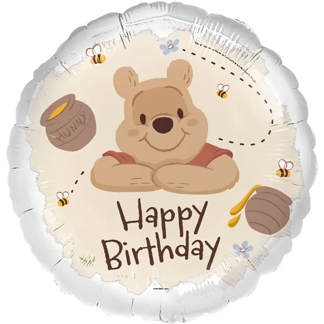 Μπαλόνι Φοιλ 17 Winnie The Pooh Happy Birthday / 45 εκ