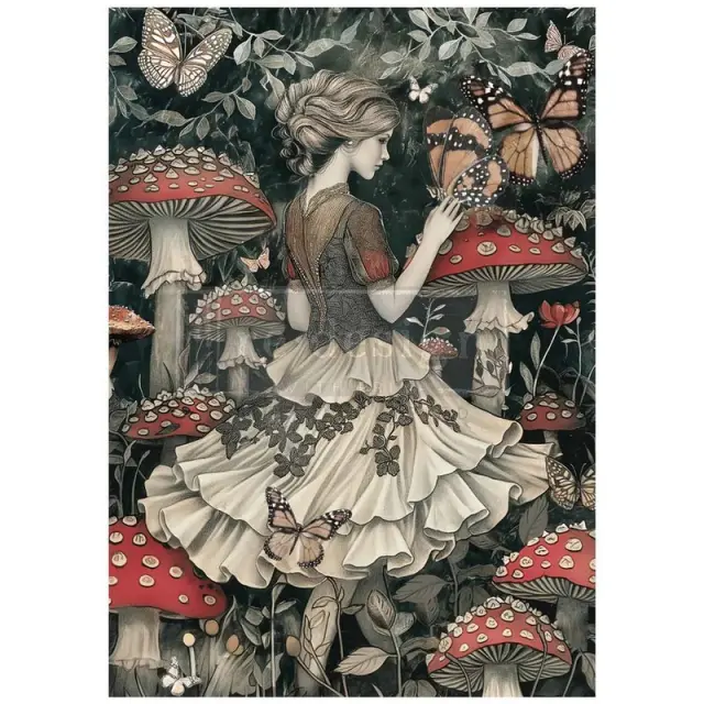 Decoupage Fiber Paper Prima Re-Design, Enigmatic Realm, 59.4x84.1cm
