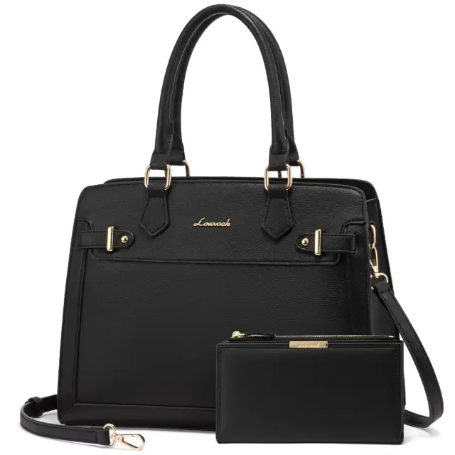 Γυναικείο σετ τσάντας χιαστί/χειρός Lovevook 16 WB2166 black - One Size