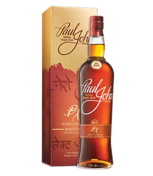 PAUL JOHN PEDRO XIMENEZ INDIAN SINGLE MALT WHISKY 700ML