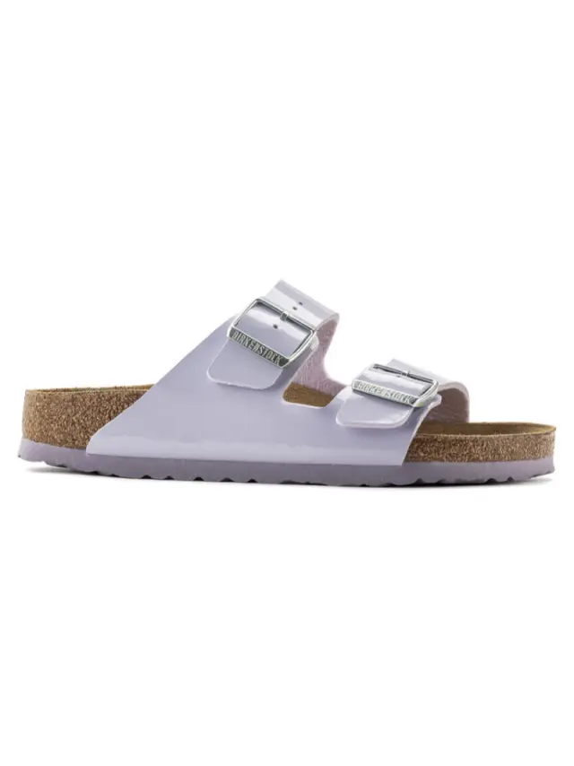 Birkenstock Πέδιλα Γυναικείο Birko-Flor Patent(Ανθεκτικό Υλικό Της Birkenstock-Επιτρέπει Την Επαφή Με Το Νερό) Μωβ BIR/ARIZONA PATENT 1021406 PURPLE 3