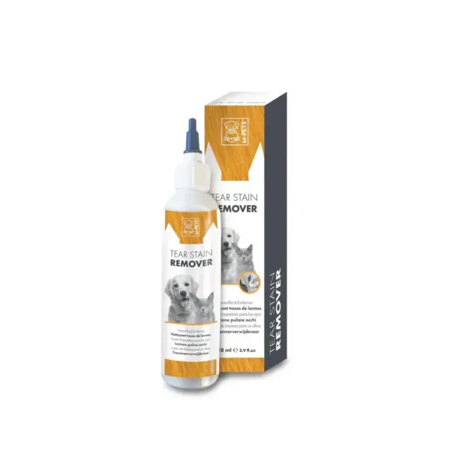 M-PETS Tear Stain Remover 118ml – Καθαριστικό Λεκέδων Δακρύων για Σκύλους & Γάτες