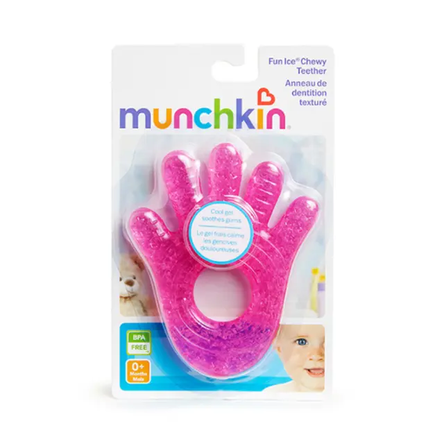 Munchkin Fun Ice Chewy Teether Toy Δροσιστικό Μασητικό (0m+) 1τμχ - Πράσινο Χεράκι (113243)