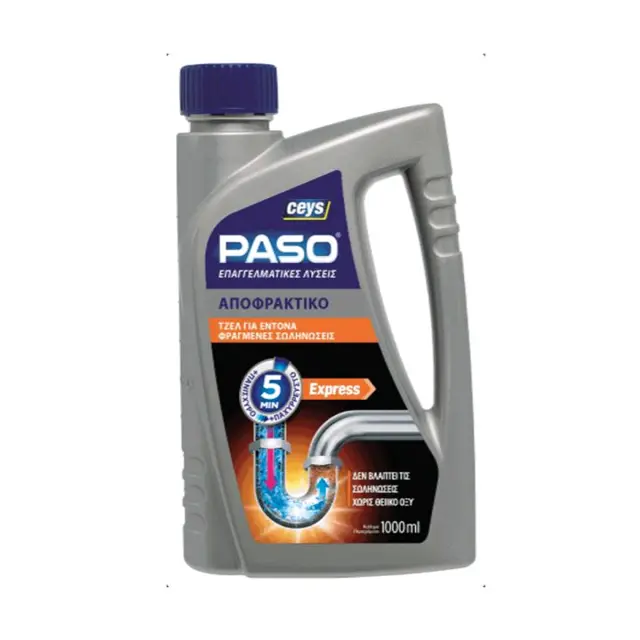 Ισχυρό Αποφρακτικό GEL CEYS PASO 1000ml