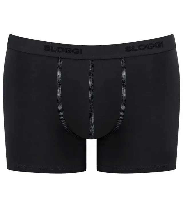 Sloggi Men Μποξεράκια 24/7 Short Μαύρο 2-Pack 2