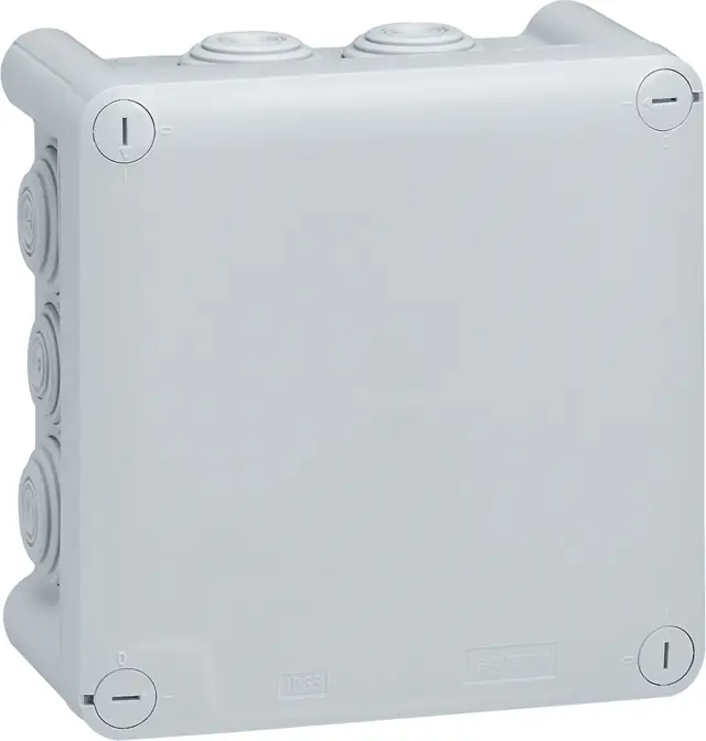Box Plexo - IP 55 - IK 07 - 130x130x74 - 10 entry membrane glands