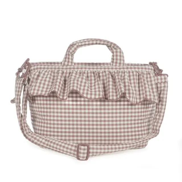 Walking Mum: Τσάντα Αλλαξιέρα Praline Vichy Moka 44x29x12εκ. 3