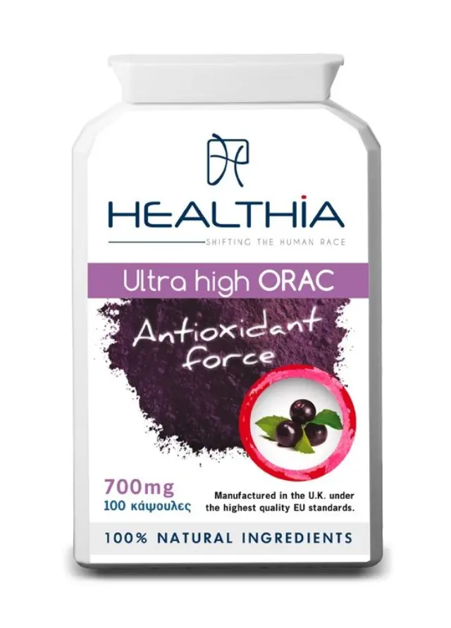 HEALTHIA Ultra High Orac 700mg,100 caps