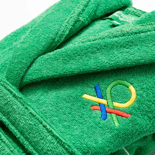 Benetton Kids Μπουρνούζι Παιδικό Βαμβακερό 100% 2
