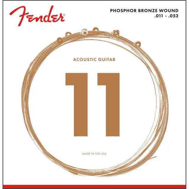 Fender 60CL AuriSonic Phosphor Bronze Χορδές Ακουστικής Κιθάρας 11-52