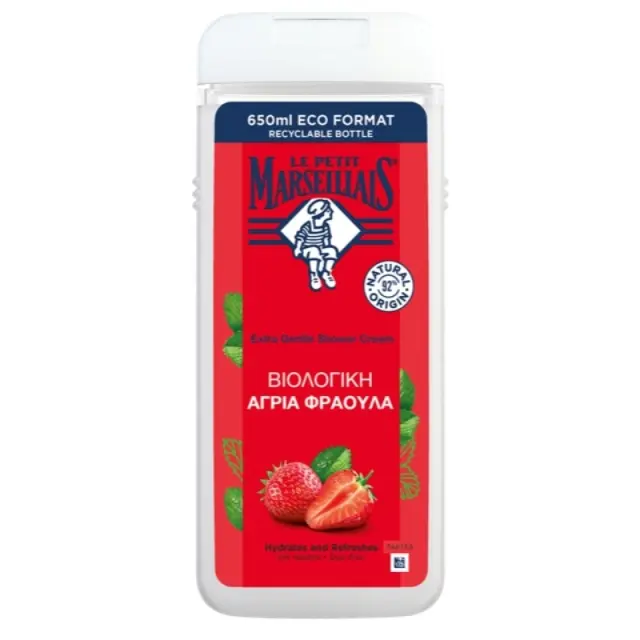 Le Petit Marseillais Αφρολουτρο Strawberry 650ml