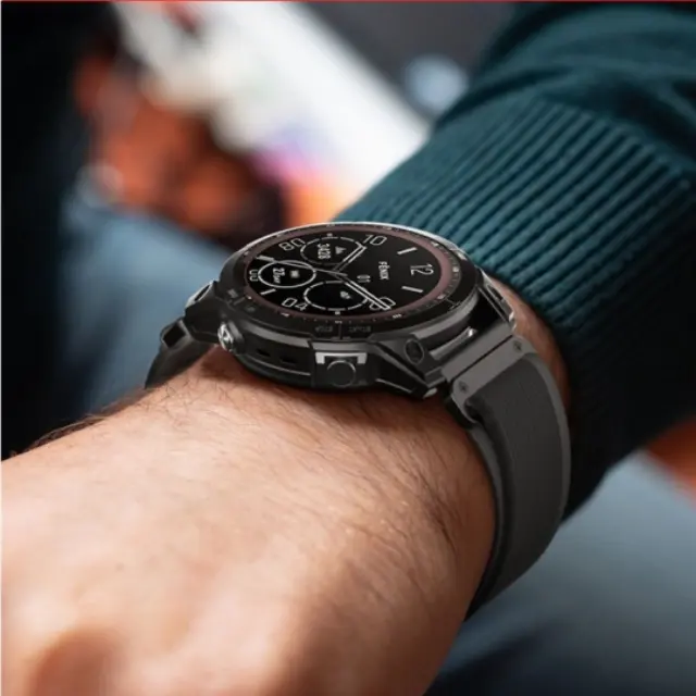Tech-Protect Nylon Garmin Fenix 5 / 6 / 6 Pro / 7 / 8 / 8 Pro / E / 9 / 9 Pro (47 MM) black/orange 3