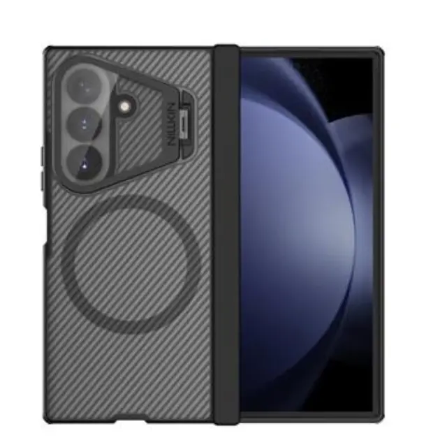 Nillkin CamShield Prop Magnetic (Transparent Lens) Case for Samsung Galaxy Z Fold 8 Ultra Transparent Black