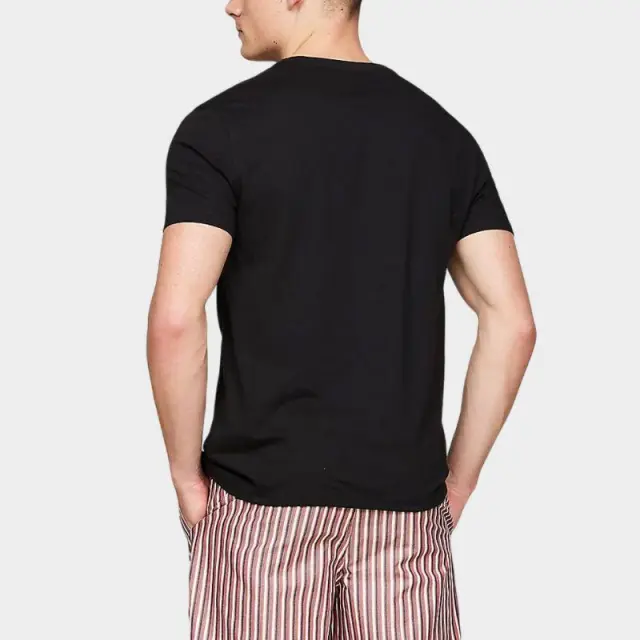 Tommy Hilfiger - Ανδρικές Φανέλες Κοντομάνικες 3Pack UM0UM03379-0SI Μαύρο - S 3