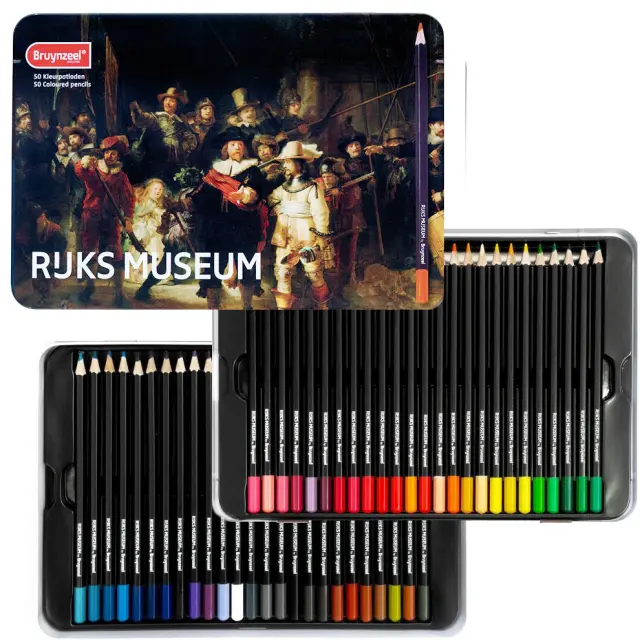 Σετ Ξυλομπογιές Bruynzeel Rijks Museum Edition, 50 Χρώματα