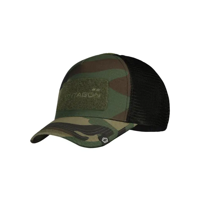DELTA TACTICAL BB MESH CAP CAMO K13069-CAMO 51-Woodland - ONE SIZE