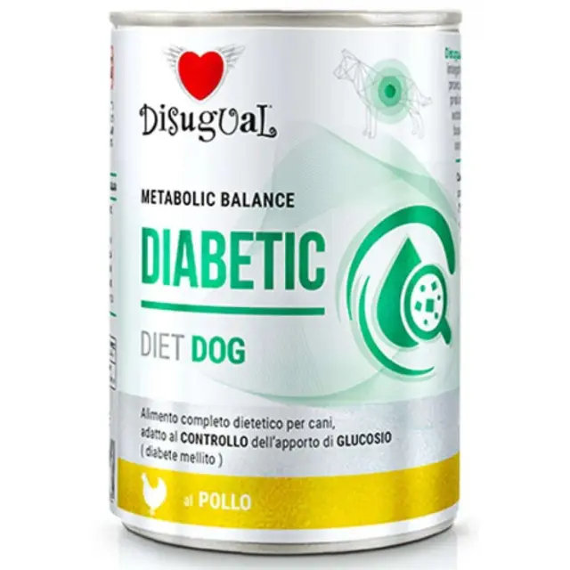 Κλινική Κονσέρβα Σκύλου Disugual Diet Dog-Diabetic Με Κοτόπουλο 400gr