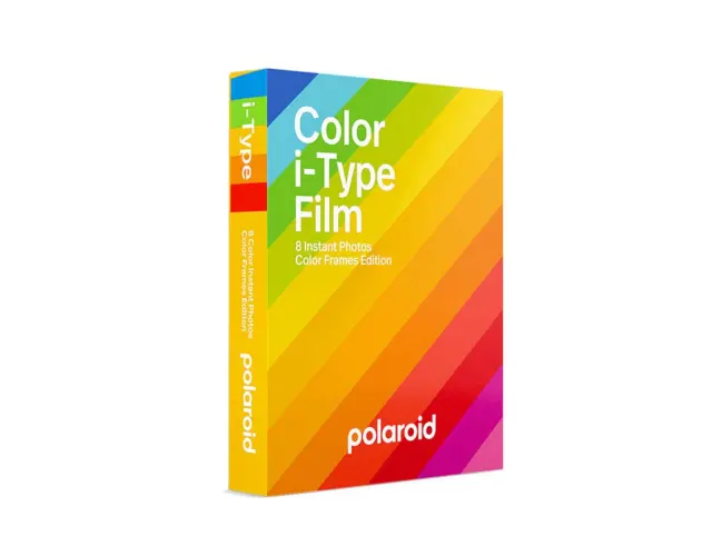 Φωτογραφικό Χαρτί Polaroid Color film για i-Type, με μέγεθος 10.7x8.8cm - Color Frames - 8 Φύλλα6214 2