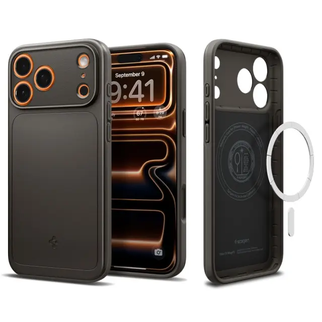 Θήκη Spigen Thin Fit Magsafe για Apple iPhone 17 Pro Max iPhone 18 Pro Max Ανθρακί