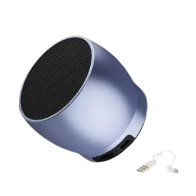 Φορητό Ασύρματο Ηχείο Bluetooth 5W με Διάρκεια Μπαταρίας έως 8 Ώρες TF/FM Treqa YT-568 Ασημί