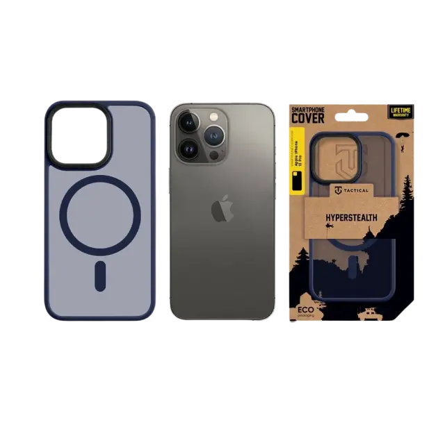 Tactical MagForce Hyperstealth Cover for Apple iPhone 13 Pro Deep Blue 3