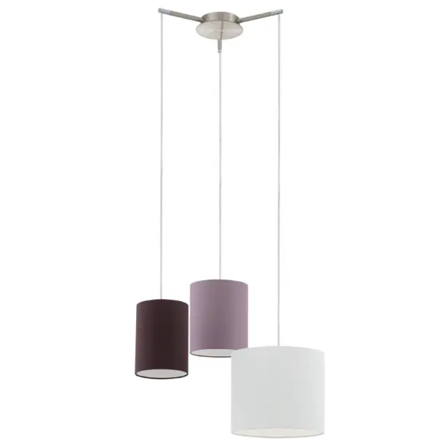 Φωτιστικό Οροφής TOMBOLO Satin Nickel H1100,O545 E27 3X60W