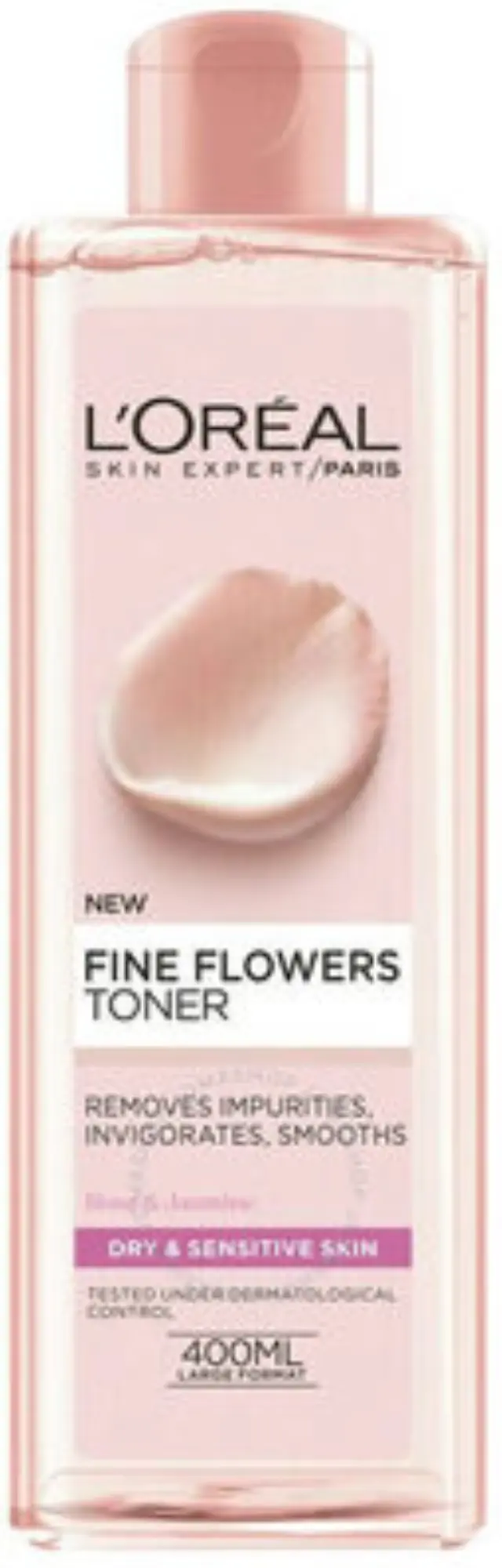 L'Oreal Fine Flowers Τονωτική Λοσιόν Για Ξηρή/Ευαίσθητη Επιδερμίδα 400ml