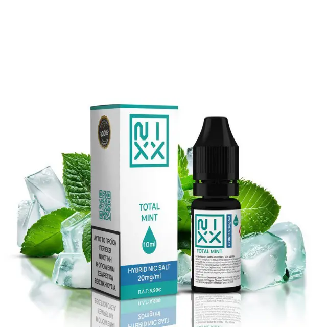Nixx Total Mint Έτοιμο Υγρό 10ml 20mg Hybrid Nic Salt