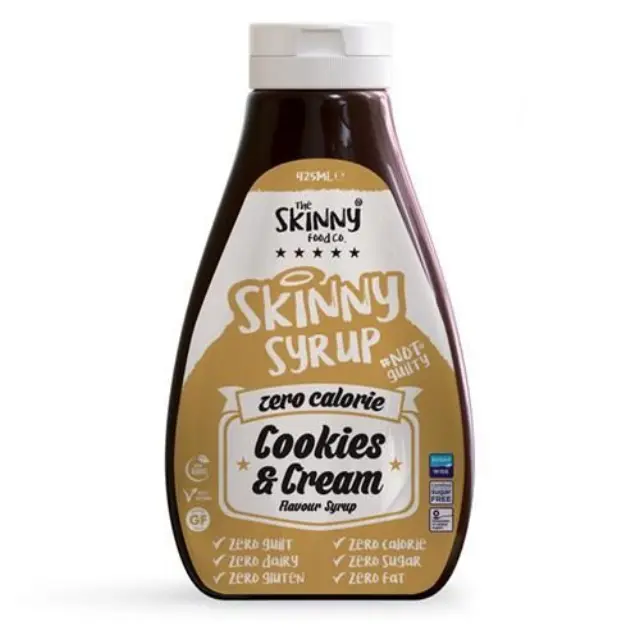 Zero Calorie Sugar Free Syrup Cookies & Cream 425ml The Skinny Food Co