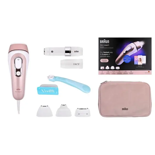 Braun Αποτριχωτική Μηχανή Skin i-expert Pro 7 IPL PL7432 Pink / White (PL7432)