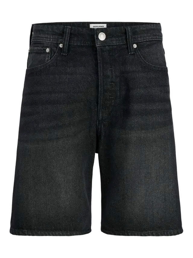 JJITONY JJORIGINAL SHORTS AKM 111 Black Denim - XL