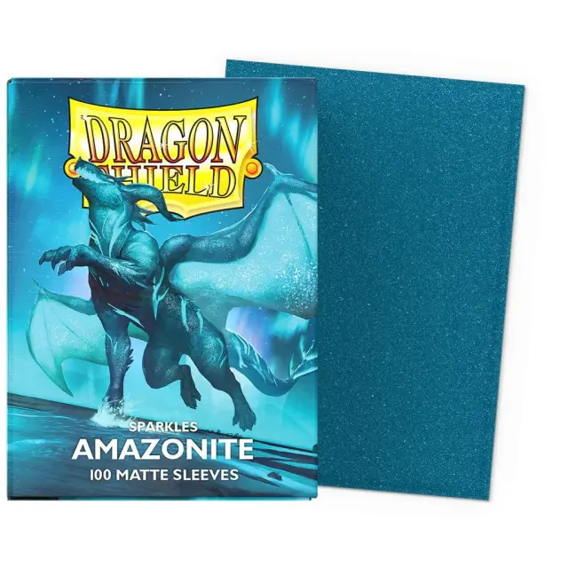 Dragon Shield Sleeves - Matte Standard size - Amazonite (100 Sleeves) 2