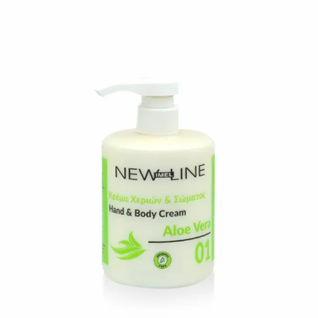 Imel Κρέμα Χεριών Σώματος New Line Aloe Vera 500ml