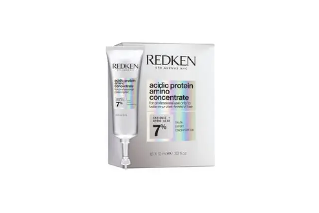 Redken Acidic Protein Amino Concentrate concentrated regenerative care for extra dry and damaged hair 10 x 10 ml
