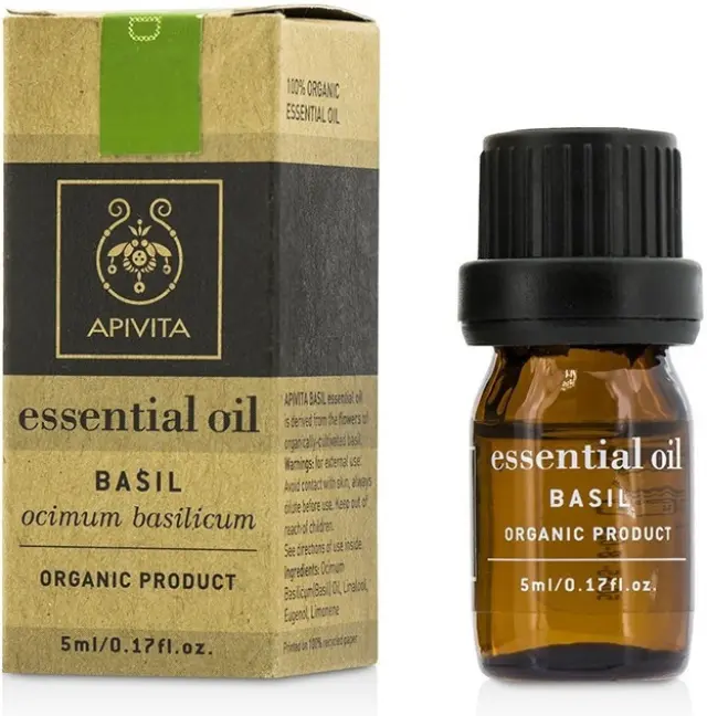 Apivita Βιολογικό Αιθέριο Έλαιο Βασιλικός 5ml