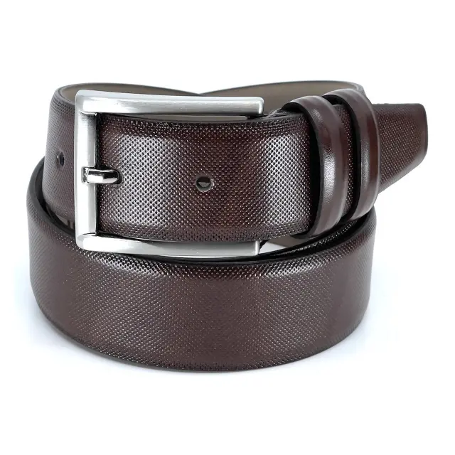 Καφέ Ζώνη P.U. Leather 3,5 cm