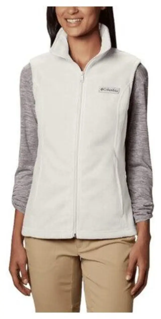 Benton Springs Vest Sea Salt Γυναικείo Αμάνικο Fleece Columbia - 1372121-125