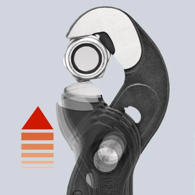 Knipex 8741250 - Γκαζοτανάλια Cobra για παξιμάδια με ψιλή μόνωση Νο250mm 3
