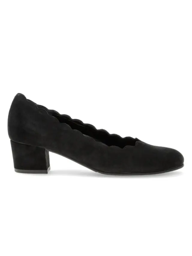 Gabor Γόβες Γυναικείο δέρμα Nubuck Μαύρο GAB/52221 001-BLACK - 37 3