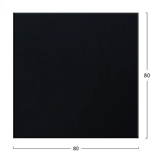 ΕΠΙΦΑΝΕΙΑ ΤΡΑΠΕΖΙΟΥ 190 WERZALIT 80X80 ΣΕ ΜΑΥΡΟ ΧΡΩΜΑ FB95231.01 2