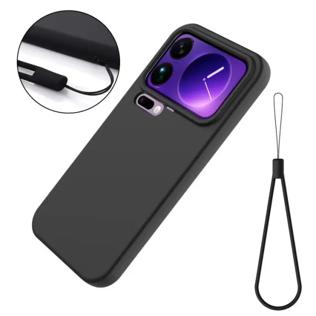 Solid Color Θήκη για Xiaomi 17 Pro Max-Black OEM 2
