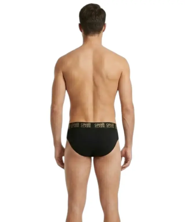 Cavalli Class - Ανδρικά Εσώρουχα Σλιπ 2Pack QXO01DJD003-05051 Μαύρο 2