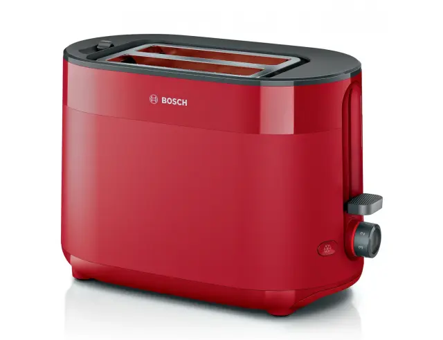 Φρυγανιέρα Bosch MyMoment Compact TAT2M124 με ισχύ 950W και χωρητικότητα 2 φέτες ψωμιού - Red TAT2M124 2