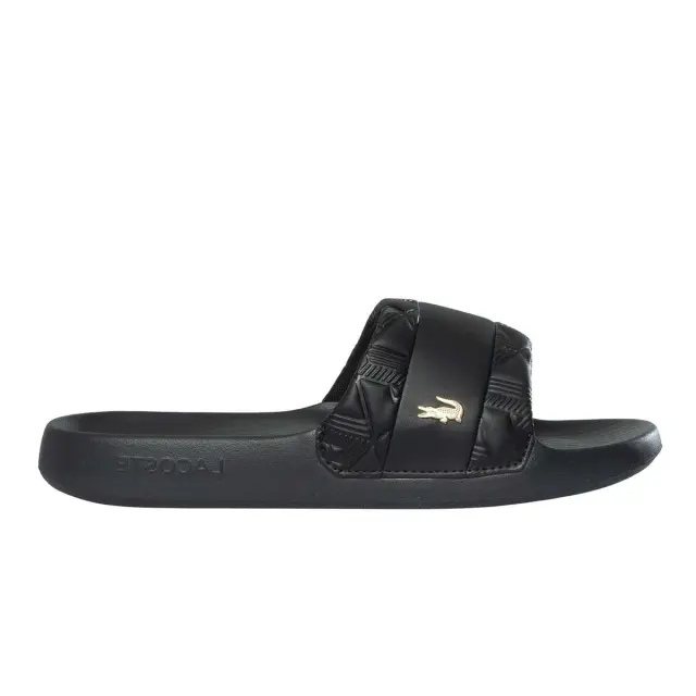 Ανδρικές Παντόφλες Slide Lacoste 751CMA00271V7 Μαύρες Μαύρο - 40,5
