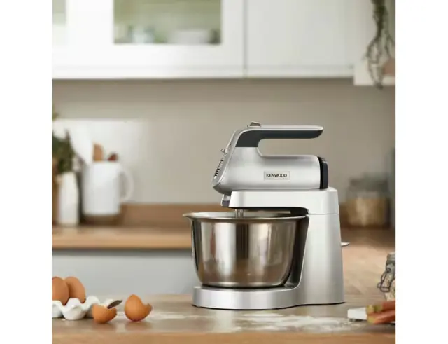 Κουζινομηχανή - Μίξερ Χειρός 2 σε 1 Kenwood Chefette HMP54.000SI με ισχύ 650W, 5 ταχύτητες, λειτουργία Pulse και χωρητικότητα 3.5L - Silver HMP54.000.SI 3